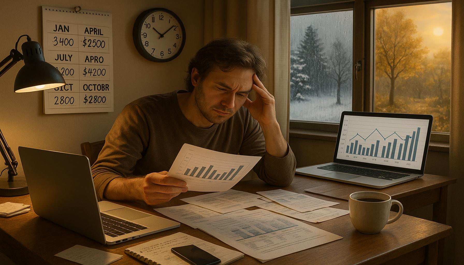 フリーランスとしての収入の季節変動に対処する方法